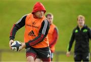 10 December 2014; Munster's BJ Botha in action during squad training ahead of their European Rugby Champions Cup 2014/15, Pool 1, Round 4, match against ASM Clermont Auvergne on Sunday. Munster Rugby Squad Training, University of Limerick, Limerick. Picture credit: Diarmuid Greene / SPORTSFILE