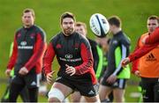 10 December 2014; Munster's Billy Holland in action during squad training ahead of their European Rugby Champions Cup 2014/15, Pool 1, Round 4, match against ASM Clermont Auvergne on Sunday. Munster Rugby Squad Training, University of Limerick, Limerick. Picture credit: Diarmuid Greene / SPORTSFILE