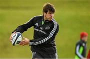 10 December 2014; Munster's Donncha O'Callaghan in action during squad training ahead of their European Rugby Champions Cup 2014/15, Pool 1, Round 4, match against ASM Clermont Auvergne on Sunday. Munster Rugby Squad Training, University of Limerick, Limerick. Picture credit: Diarmuid Greene / SPORTSFILE