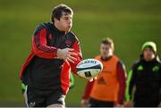 10 December 2014; Munster's Dave O'Callaghan in action during squad training ahead of their European Rugby Champions Cup 2014/15, Pool 1, Round 4, match against ASM Clermont Auvergne on Sunday. Munster Rugby Squad Training, University of Limerick, Limerick. Picture credit: Diarmuid Greene / SPORTSFILE