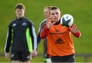 10 December 2014; Munster's Andrew Conway in action during squad training ahead of their European Rugby Champions Cup 2014/15, Pool 1, Round 4, match against ASM Clermont Auvergne on Sunday. Munster Rugby Squad Training, University of Limerick, Limerick. Picture credit: Diarmuid Greene / SPORTSFILE