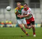 4 August 2007; Ryan McMenamin, Tyrone, in action against Graham Geraghty, Meath. Bank of Ireland Football Championship Quarter Final, Tyrone v Meath, Croke Park, Dublin. Picture Credit; Stephen McCarthy / SPORTSFILE