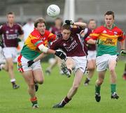 5 August 2007; Conor Doherty, Galway, in action against Gary Nolan, Carlow. ESB All-Ireland Minor Football Championship Quater-Final, Galway v Carlow, O'Connor Park, Tullamore, Co. Offaly. Picture credit; Oliver McVeigh / SPORTSFILE