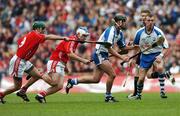 5 August 2007; Tony Browne, Waterford, in action against Jerry O'Connor, 9, and Kieran Murphy, Cork. Guinness All-Ireland Hurling Championship Quater-Final Replay, Cork v Waterford, Croke Park, Dublin. Picture credit; Matt Browne / SPORTSFILE