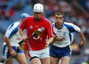 5 August 2007; Patrick Cronin, Cork, in action against Brian Phelan, Waterford. Guinness All-Ireland Hurling Championship Quater-Final Replay, Cork v Waterford, Croke Park, Dublin. Picture credit; Ray McManus / SPORTSFILE