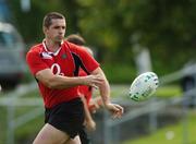 6 August 2007; Ireland's Alan Quinlan in action during squad training. Ireland rugby training, Stradbrook Road, Blackrock, Co. Dublin. Picture credit; Brendan Moran / SPORTSFILE