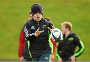 10 December 2014; Munster's Alex Wootton in action during squad training ahead of their European Rugby Champions Cup 2014/15, Pool 1, Round 4, match against ASM Clermont Auvergne on Sunday. Munster Rugby Squad Training, University of Limerick, Limerick. Picture credit: Diarmuid Greene / SPORTSFILE