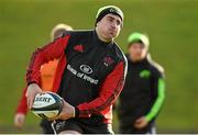 10 December 2014; Munster's Niall Scannell in action during squad training ahead of their European Rugby Champions Cup 2014/15, Pool 1, Round 4, match against ASM Clermont Auvergne on Sunday. Munster Rugby Squad Training, University of Limerick, Limerick. Picture credit: Diarmuid Greene / SPORTSFILE
