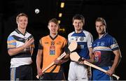 10 December 2014; Dublin Fitzgibbon Cup colleges, from left, Matthew O'Hanlon, UCD, Cian Boland, DCU, Peter Sutton, St. Pats Drumcondra / Mater Dei, and Kieran Bergin, DIT, in attendance at the launch of the Independent.ie Higher Education GAA Senior Championships at Croke Park, Dublin. Picture credit: Stephen McCarthy / SPORTSFILE