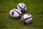9 December 2014; A general view of official European Rugby Challenge Cup balls during squad training ahead of their European Rugby Challenge Cup match against Bayonne on Saturday. Connacht Rugby Squad Training, The Sportsground, Galway. Picture credit: Diarmuid Greene / SPORTSFILE