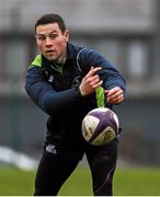 9 December 2014; Connacht's John Cooney in action during squad training ahead of their European Rugby Challenge Cup match against Bayonne on Saturday. Connacht Rugby Squad Training, The Sportsground, Galway. Picture credit: Diarmuid Greene / SPORTSFILE