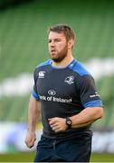 12 December 2014; Injured Leinster player Sean O'Brien during an individual training session before squad training. Leinster Rugby Captain's Run. Aviva Stadium, Lansdowne Road, Dublin Picture credit: Piaras Ó Mídheach / SPORTSFILE