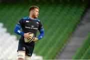 12 December 2014; Leinster's Dominic Ryan in action during their captains run ahead of their European Rugby Champions Cup, pool 2, round 4, match against Harlequins on Saturday. Leinster Rugby Captain's Run. Aviva Stadium, Lansdowne Road, Dublin Picture credit: Piaras Ó Mídheach / SPORTSFILE