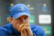 12 December 2014; Leinster's Jamie Heaslip during a press conference ahead of their European Rugby Champions Cup, pool 2, round 4, match against Harlequins on Saturday. Leinster Rugby Press Conference. Leinster Rugby HQ, Belfield, Dublin. Picture credit: Piaras Ó Mídheach / SPORTSFILE