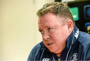 12 December 2014; Leinster Head Coach Matt O'Connor during a press conference ahead of their European Rugby Champions Cup, pool 2, round 4, match against Harlequins on Saturday. Leinster Rugby Press Conference. Leinster Rugby HQ, Belfield, Dublin. Picture credit: Piaras Ó Mídheach / SPORTSFILE