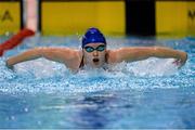 12 December 2014; Lydia Kehoe, New Ross Swimming Club, competing in the Womens 200M Butterfly B final at the Irish Short Course Swimming Championships, Day 1. Lagan Valley LeisurePlex, Lisburn, Co. Antrim. Picture credit: Oliver McVeigh / SPORTSFILE