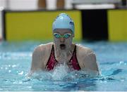 12 December 2014; Niamh Kilgallon, Claremorris Swimming Club, competing in the Womens 100M Breststroke at the  Irish Short Course Swimming Championships Day 1. Lagan Valley LeisurePlex, Lisburn, Co. Antrim. Picture credit: Oliver McVeigh / SPORTSFILE