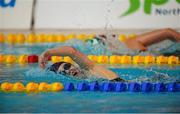 12 December 2014; Katie Baguley, Glenalbyn Swimming Club, on her way to winning the Women's 800M Freestyle final at the Irish Short Course Swimming Championships, Day 1. Lagan Valley LeisurePlex, Lisburn, Co. Antrim. Picture credit: Oliver McVeigh / SPORTSFILE