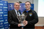 13 December 2014; President of Wicklow RFC Colin Kingston, left, and team captain Denis Higgins, at Bank of Ireland Provincial Towns Cup Draw, Ballsbridge Hotel, Dublin. Picture credit: Barry Cregg / SPORTSFILE