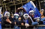 13 December 2014; Leinster supporters from the Under 9 team of Barnhall RFC, Leixlip, Co. Kildare, ahead of the game. European Rugby Champions Cup 2014/15, Pool 2, Round 4, Leinster v Harlequins. Aviva Stadium, Lansdowne Road, Dublin. Photo by Sportsfile