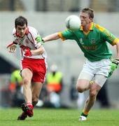 4 August 2007; Raymond Mulgrew, Tyrone, in action against Kevin Reilly, Meath. Bank of Ireland Football Championship Quarter Final, Tyrone v Meath, Croke Park, Dublin. Picture Credit; Oliver McVeigh / SPORTSFILE