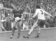 11 August 1985; Eoin Bomber Liston, Kerry in action against Gerry McCarville, Monaghan. All-Ireland Football semi-final, Kerry v Monaghan, Croke Park, Dublin. Picture credit; Ray McManus / SPORTSFILE