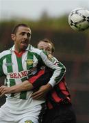 10 August 2007; Stephen O'Donnell, Bohemians, in action against Gareth Farrelly, Cork City. eircom League of Ireland Premier Division, Bohemians v Cork City, Dalymount Park, Dublin. Picture credit; Stephen McCarthy / SPORTSFILE *** Local Caption ***