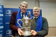 13 December 2014; Melvin Carter, left, and President of Edenderry RFC Liam Holt, at Bank of Ireland Provincial Towns Cup Draw, Ballsbridge Hotel, Dublin. Picture credit: Barry Cregg / SPORTSFILE
