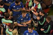 13 December 2014; Dominic Ryan, Leinster, makes his way from the field with his team-mates after the game as they are applauded by Harlequins players. European Rugby Champions Cup 2014/15, Pool 2, Round 4, Leinster v Harlequins. Aviva Stadium, Lansdowne Road, Dublin. Picture credit: Barry Cregg / SPORTSFILE