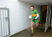 14 December 2014; Rhode captain Pauric Sullivan leads his team to the pitch before the game. AIB Leinster GAA Football Senior Club Championship Final, Rhode v St Vincent's, Pairc Táilteann, Navan, Co. Meath. Picture credit: Piaras Ó Mídheach / SPORTSFILE