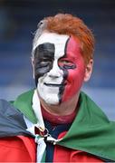 14 December 2014; Munster supporter Laurence Doyle, from Cork City, at the game. European Rugby Champions Cup 2014/15, Pool 1, Round 4, ASM Clermont Auvergne v Munster, Stade Marcel-Michelin, Clermont, France. Picture credit: Matt Browne / SPORTSFILE
