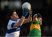14 December 2014; Diarmuid Connolly, St Vincent's, in action against Brian Darby, Rhode. AIB Leinster GAA Football Senior Club Championship Final, Rhode v St Vincent's, Pairc Táilteann, Navan, Co. Meath. Picture credit: Pat Murphy / SPORTSFILE