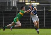 14 December 2014; Diarmuid Connolly, St Vincent's, in action against Conor McNamee, Rhode. AIB Leinster GAA Football Senior Club Championship Final, Rhode v St Vincent's, Pairc Táilteann, Navan, Co. Meath. Picture credit: Pat Murphy / SPORTSFILE