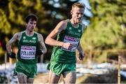 14 December 2014; Ireland's Mark Hanrahan, right, and Paul Pollock, during the Men's race. Spar European Cross Country Championships, Samokov, Bulgaria. Picture credit: Ramsey Cardy / SPORTSFILE
