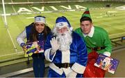 13 December 2014; Leinster Santa & Elves ahead of the game. European Rugby Champions Cup 2014/15, Pool 2, Round 4, Leinster v Harlequins. Aviva Stadium, Lansdowne Road, Dublin. Photo by Sportsfile