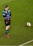 13 December 2014; Action from the Bank of Ireland's Half-Time Minis game featuring Westmanstown Taggers and Seapoint RFC. European Rugby Champions Cup 2014/15, Pool 2, Round 4, Leinster v Harlequins. Aviva Stadium, Lansdowne Road, Dublin. Barry Cregg / SPORTSFILE