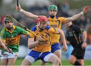 14 December 2014; Joe Canning, Portumna, in action against Richard Cummins, Gort. Galway County Senior Hurling Championship Final, Portumna v Gort, Kenny Park, Athenry, Co. Galway. Picture credit: Ray Ryan / SPORTSFILE