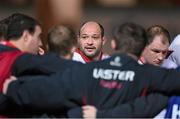 14 December 2014; Ulster captain Rory Best speaks to his teammates after their side's defeat. European Rugby Champions Cup 2014/15, Pool 1, Round 4, Scarlets v Ulster, Parc Y Scarlets, Llanelli, Wales. Picture credit: Stephen McCarthy / SPORTSFILE