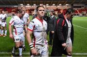 14 December 2014; Ulster's Craig Gilroy following his side's defeat. European Rugby Champions Cup 2014/15, Pool 1, Round 4, Scarlets v Ulster. Parc Y Scarlets, Llanelli, Wales. Picture credit: Stephen McCarthy / SPORTSFILE
