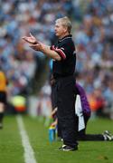 11 August 2007; Derry manager Paddy Crozier during the second half. Bank of Ireland All-Ireland Senior Football Championship Quarter-Final, Dublin v Derry, Croke Park, Dublin. Picture credit; Brendan Moran / SPORTSFILE