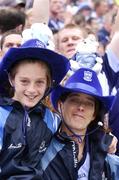 11 August 2007; Dublin supporters Rachael Farrell, 12 years old, from Kilbarrack, and her mother Maria at the game. Bank of Ireland All-Ireland Senior Football Championship Quarter-Final, Dublin v Derry, Croke Park, Dublin. Picture credit; Ray McManus / SPORTSFILE