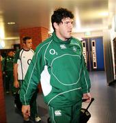 11 August 2007; Ireland's Shane Horgan arrives for the match. Rugby World Cup Warm Up Game, Scotland v Ireland, Murrayfield, Scotland. Picture credit; Oliver McVeigh / SPORTSFILE