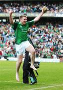 12 August 2007; Limerick's Mark Foley celebrates after his side scored their fifth goal in the dying minutes of the game. Guinness All-Ireland Senior Hurling Championship Semi-Final, Limerick v Waterford, Croke Park, Dublin. Picture credit; Brendan Moran / SPORTSFILE