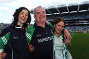 12 August 2007; Limerick manager Richie Bennis with his daughters Imelda, left, and Allison. Guinness All-Ireland Senior Hurling Championship Semi-Final, Limerick v Waterford, Croke Park, Dublin. Picture credit; Ray McManus / SPORTSFILE