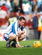 12 August 2007; A dejected Eoin Murphy, Waterford, at the end of the game. Guinness All-Ireland Senior Hurling Championship Semi-Final, Limerick v Waterford, Croke Park, Dublin. Picture credit; Paul Mohan / SPORTSFILE