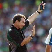 12 August 2007; Referee Seamus Roche, Tipperary, indicates a free. Guinness All-Ireland Senior Hurling Championship Semi-Final, Limerick v Waterford, Croke Park, Dublin. Picture credit; Ray McManus / SPORTSFILE