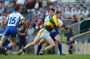 12 August 2007; Marc O Se, Kerry, in action against Thomas Freeman, left, and Ciaran Hanratty, Monaghan. Bank of Ireland All-Ireland Senior Football Championship Quarter-Final, Kerry v Monaghan, Croke Park, Dublin. Picture credit; Ray McManus / SPORTSFILE
