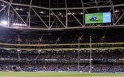 13 December 2014; A general view of the Aviva Stadium during the game. European Rugby Champions Cup 2014/15, Pool 2, Round 4, Leinster v Harlequins. Aviva Stadium, Lansdowne Road, Dublin. Picture credit: Brendan Moran / SPORTSFILE