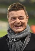 13 December 2014;  Former Ireland and Leinster player, and current BT Sport analyst, Brian O'Driscoll. European Rugby Champions Cup 2014/15, Pool 2, Round 4, Leinster v Harlequins. Aviva Stadium, Lansdowne Road, Dublin. Picture credit: Stephen McCarthy / SPORTSFILE