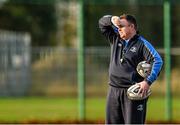 15 December 2014; Leinster head coach Matt O'Connor watches proceedings during squad training ahead of Friday's Guinness PRO12, Round 10, against Connacht. Leinster Rugby Squad Training, UCD, Belfield, Dublin. Picture credit: Pat Murphy / SPORTSFILE